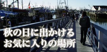 魚を売っている船着場へ向かう