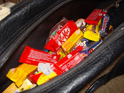 ハロウィーンでもたったお菓子